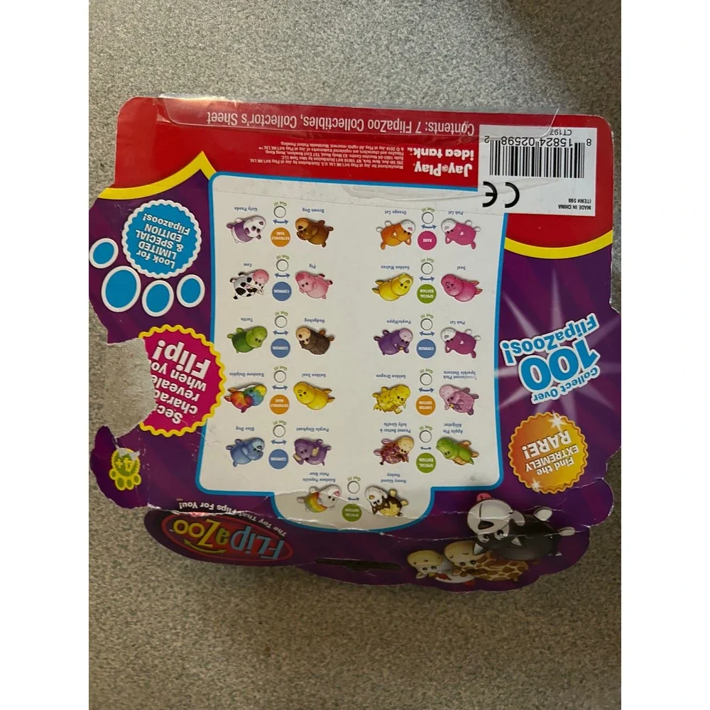 Flipazoo Series 1 Collectible Figures 7 Pack 14 Animals Total Jay@Play Box Wear